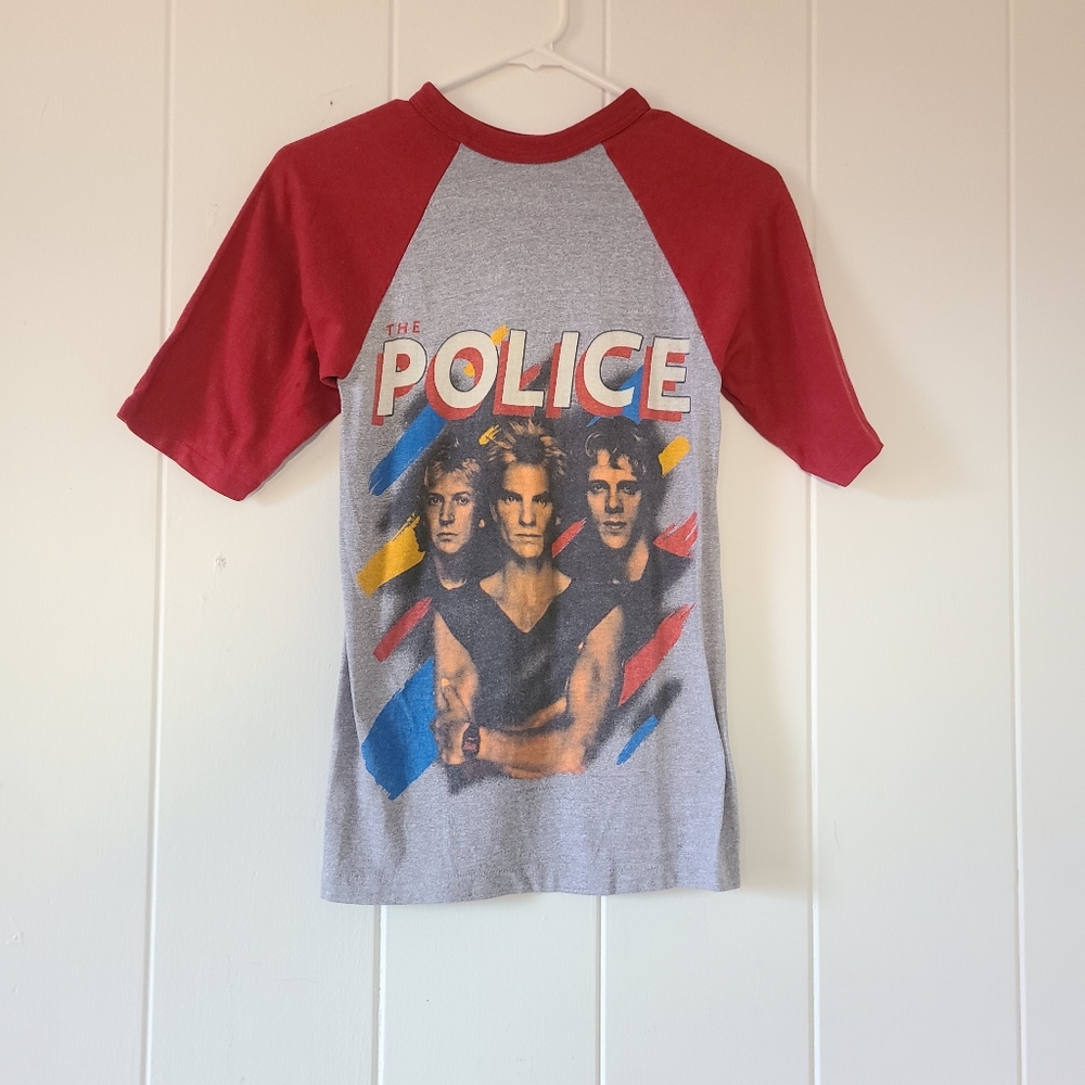 The Police Vintage Band Tee Tshirt 1983-1984